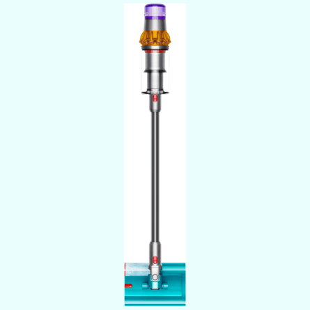 Беспроводной вертикальный пылесос Dyson V15s Detect Submarine SV47, Yellow/Nickel
