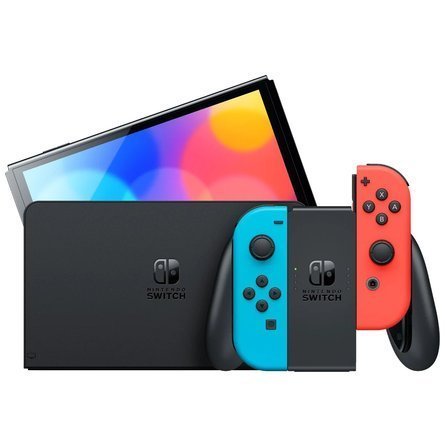 Портативная игровая консоль Nintendo Switch OLED-модель, синий-красный