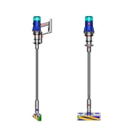 Беспроводной вертикальный пылесос Dyson V12 Detect Slim Fluffy SV34, Blue/Nickel