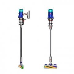 Беспроводной вертикальный пылесос Dyson V12 Detect Slim Fluffy SV34, Blue/Nickel