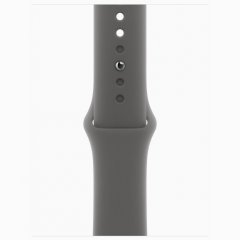 Apple Watch Series 11 GPS + Cellular, 46 мм Natural Titanium Case with Stone Gray Sport Band, S/M