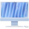 Apple iMac 24" Retina 4,5K (M4 8C CPU, 8C GPU, 2024), 16 ГБ, 256 ГБ SSD, голубой, MWUF3