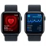 Apple Watch SE 2023, 40 мм, корпус из алюминия цвета тёмная ночь, спортивный браслет цвета тёмная ночь, MRE03