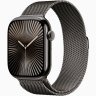 Apple Watch Series 10 GPS + Cellular, 46 мм Slate Titanium Case with Slate Milanese Loop, M/L, MWYW3Q