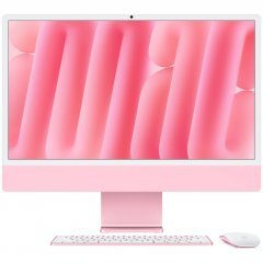 Apple iMac 24" Retina 4,5K (M4 10C CPU, 10C GPU, 2024), 16 ГБ, 256 ГБ SSD, розовый, MWV43