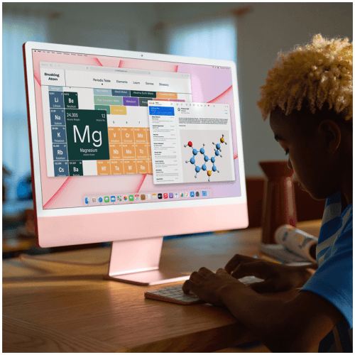 Apple iMac 24" Retina 4,5K, M3 (8C CPU, 10C GPU, 2023), 8 ГБ, 512 ГБ SSD, Pink, Розовый, MQRU3