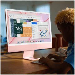 Apple iMac 24" Retina 4,5K, M3 (8C CPU, 10C GPU, 2023), 8 ГБ, 512 ГБ SSD, Pink, Розовый, MQRU3