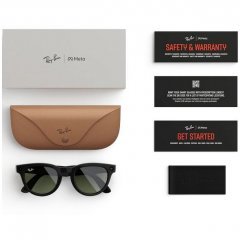 Умные очки Ray-Ban Wayfarer Shiny Black/Green