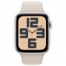 Apple Watch SE 2023, 40 мм, корпус из алюминия цвета сияющая звезда, спортивный ремешок цвета сияющая звезда S/M, MR9U3