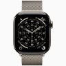 Apple Watch Series 11 GPS + Cellular, 42 мм Natural Titanium Case with Natural Milanese Loop