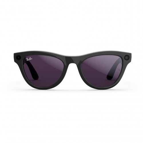 Ray-Ban Meta Skyler Gen 2 Shiny Black / Clear to Amethyst Trans