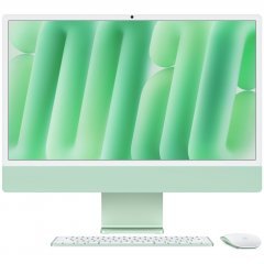 Apple iMac 24" Retina 4,5K (M4 10C CPU, 10C GPU, 2024), 16 ГБ, 512 ГБ SSD, зеленый, MWV03