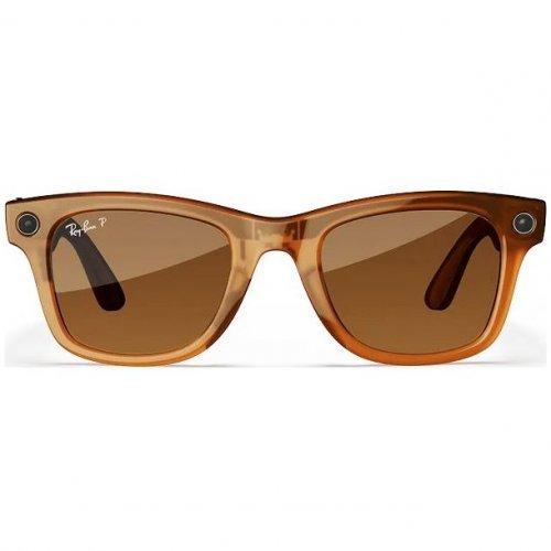 Умные очки Ray-Ban Wayfarer Shiny Caramel/Brown