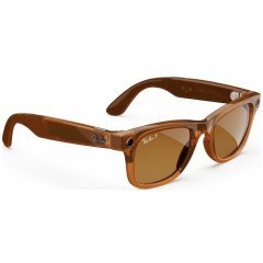 Умные очки Ray-Ban Wayfarer Shiny Caramel/Brown