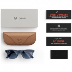 Умные очки Ray-Ban Wayfarer Matte Jeans/Dusty Blue