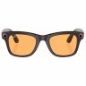 Умные очки Ray-Ban Wayfarer Shiny Rebel Black/Amber