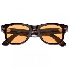 Умные очки Ray-Ban Wayfarer Shiny Rebel Black/Amber