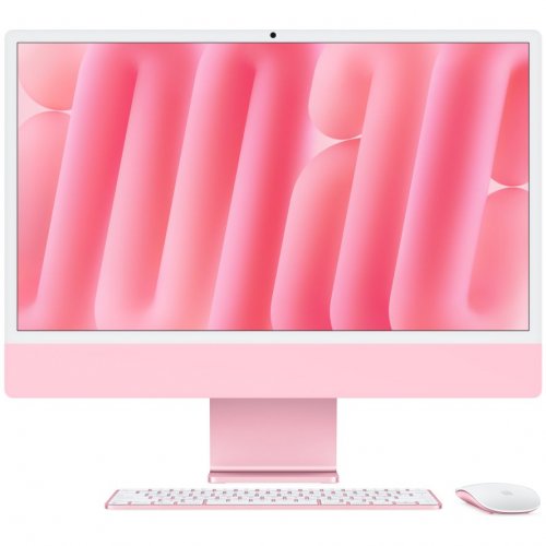 Apple iMac 24" Retina 4,5K (M4 10C CPU, 10C GPU, 2024), 16 ГБ, 512 ГБ SSD, розовый, MWV53