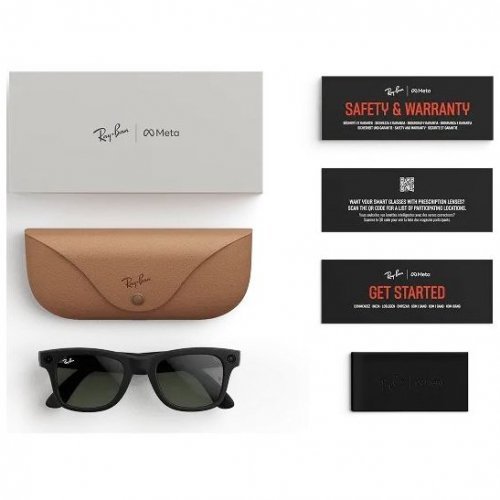 Умные очки Ray-Ban Wayfarer Shiny Black/Clear