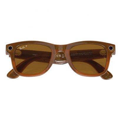 Умные очки Ray-Ban Headliner Shiny Caramel/Blue