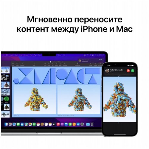 Apple MacBook Air 13" (M2, 8C CPU/8C GPU, 2022), 16 ГБ, 256 ГБ SSD, Silver, серебристый, MC7V4