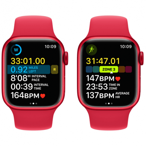 Apple Watch Series 8, 41 мм, корпус (PRODUCT) RED, ремешок (PRODUCT) RED, размер S/M, MNUG3