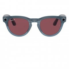 Умные очки Ray-Ban Headliner Shiny Jeans/Dusty Red
