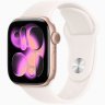 Apple Watch Series 11 GPS, 42 мм Rose Gold Aluminum Case with Light Blush Sport Band, M/L