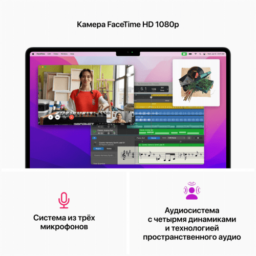 Apple MacBook Air 13" (M2, 8C CPU/8C GPU, 2022), 16 ГБ, 512 ГБ SSD, Midnight, полуночный черный, Z160000B1
