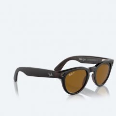Умные очки Ray-Ban Headliner Matte Rebel Black/Brown
