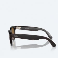 Умные очки Ray-Ban Headliner Matte Rebel Black/Brown
