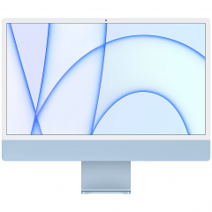 Apple iMac 24" Retina 4,5K, M3 (8C CPU, 10C GPU, 2023), 16 ГБ, 1 ТБ SSD, Blue, Синий, Z19K0001V