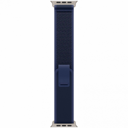 Apple Watch Ultra 2 GPS + Cellular, 49 мм, корпус из бежевого титана, ремешок Trail голубого цвета, размер M/L, MX4L3Q