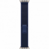 Apple Watch Ultra 2 GPS + Cellular, 49 мм, корпус из бежевого титана, ремешок Trail голубого цвета, размер M/L, MX4L3Q