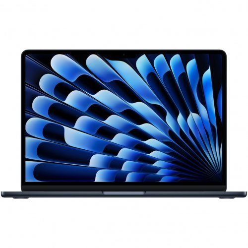 Apple MacBook Air 13" (M4, 10C CPU/8C GPU, 2025), 16 ГБ, 256 ГБ SSD, полуночный черный, Midnight, MW123