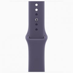 Apple Watch Series 11 GPS, 46 мм Silver Aluminum Case with Purple Fog Sport Band, S/M