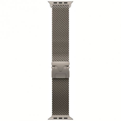 Apple Watch Ultra 2 GPS + Cellular, 49 мм, корпус из бежевого титана, ремешок Milanese бежевого цвета, S, MX4M3Q