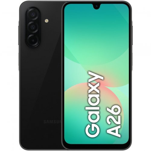 Смартфон Samsung Galaxy A26, 128 ГБ, Чёрный, Black, SM-A266B06128BLK2E1S